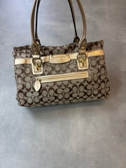 Coach Monogram Shoulder Bag