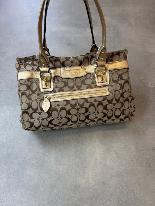 Coach Monogram Shoulder Bag