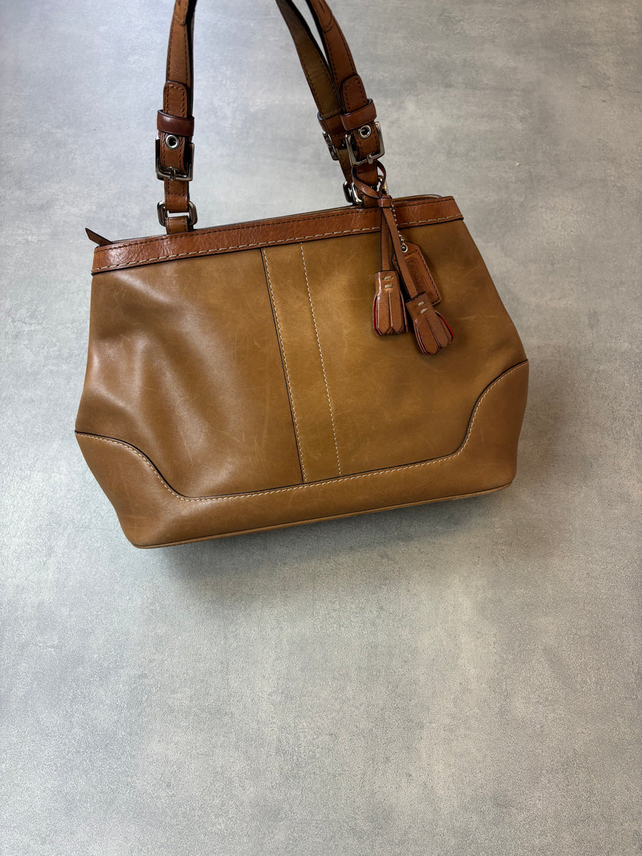 Coach Leather Shoulder Bag