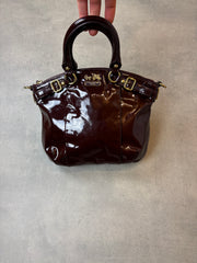 Coach Patent Leather 2-Way Handbag