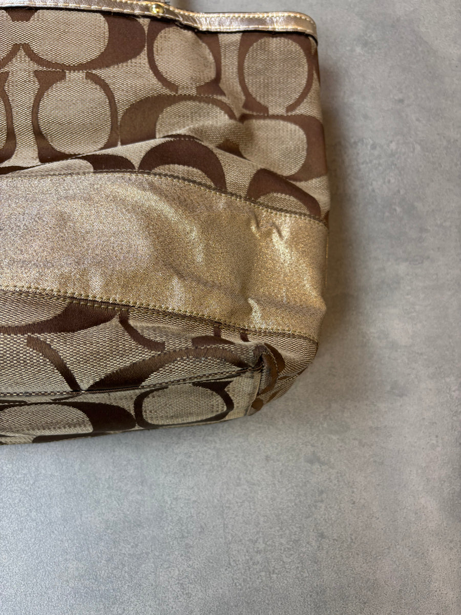 Coach Monogram Shoulder Bag