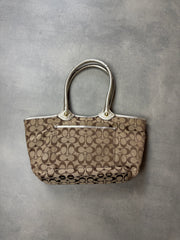 Coach Signature Floral Tote Bag
