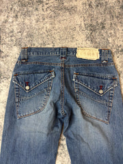Japanese Blue Way Bootcut Damenjeans (M)