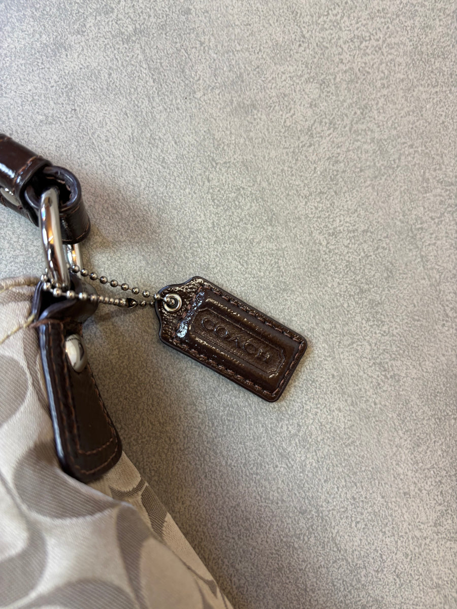Coach Signature Canvas Shoulder Bag