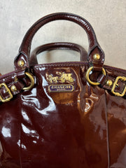 Coach Patent Leather 2-Way Handbag