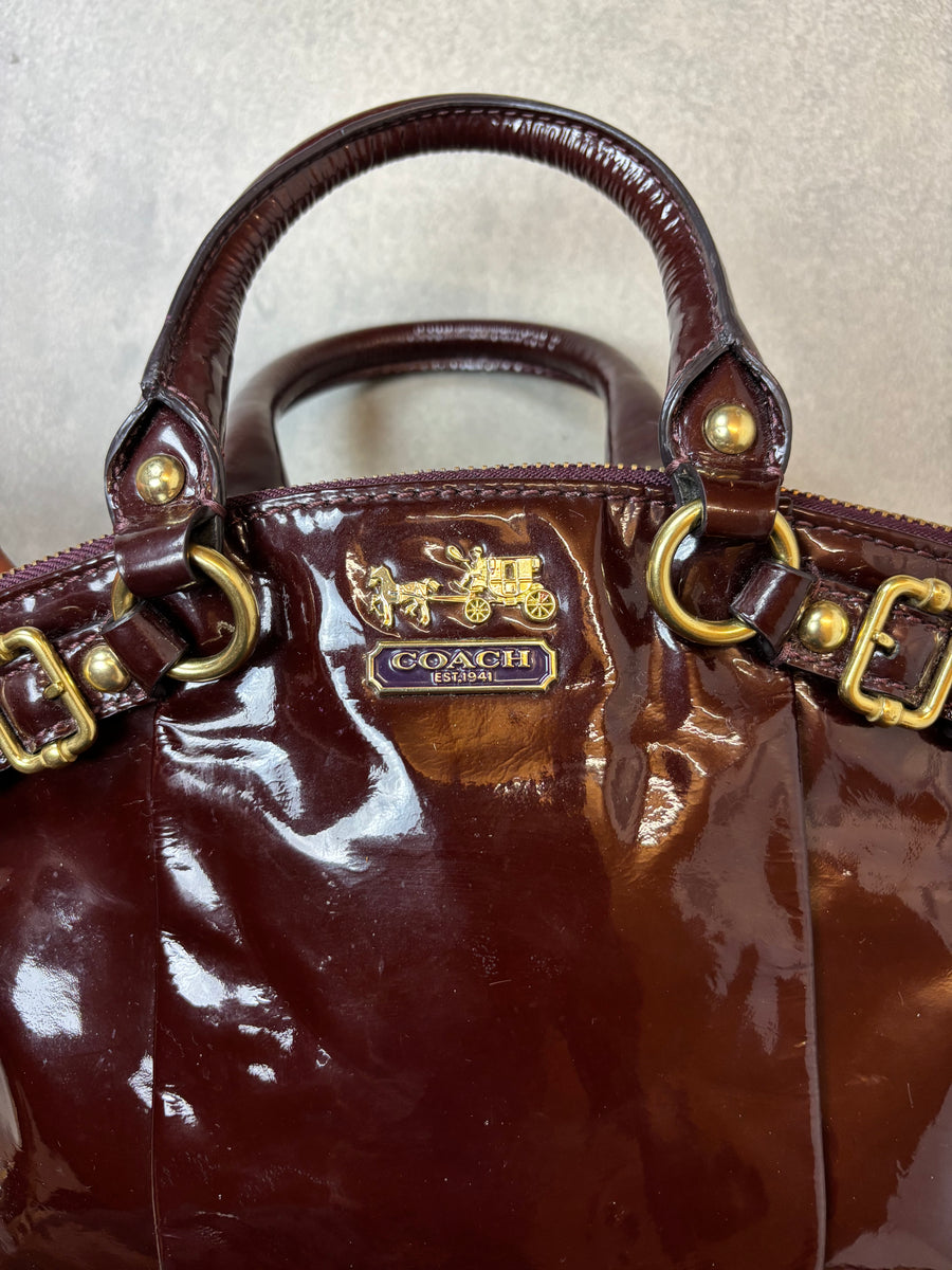 Coach Patent Leather 2-Way Handbag