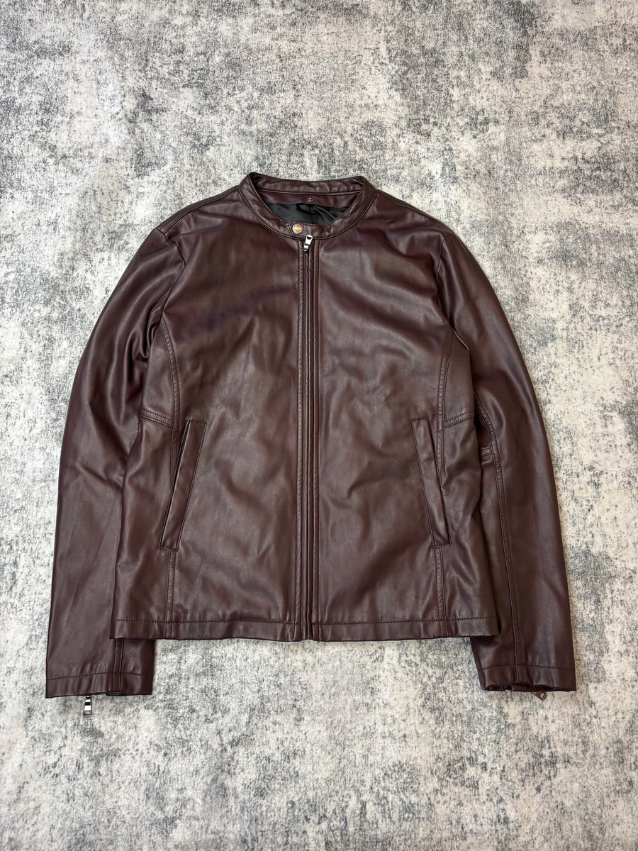 Japanese Semantic Design Kunstleder Jacke (M)