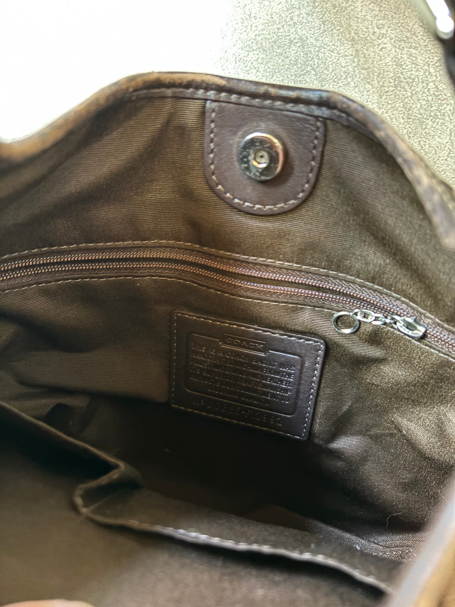 Coach Monogram Shoulder Bag