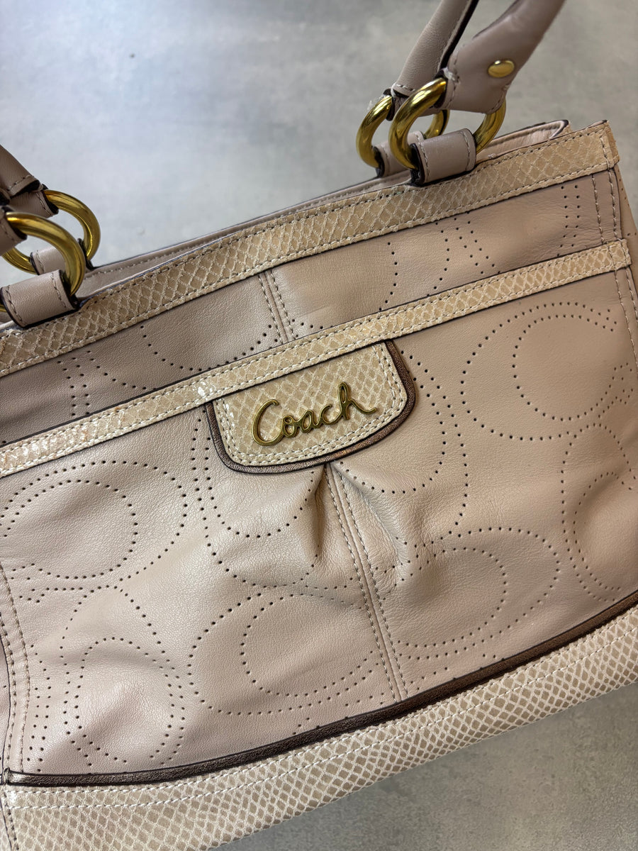 Coach Leather Shoulder Bag