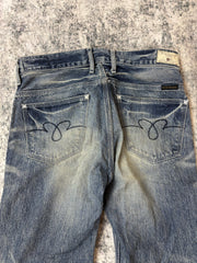 Japanese Blue Way Bootcut Damenjeans (M)
