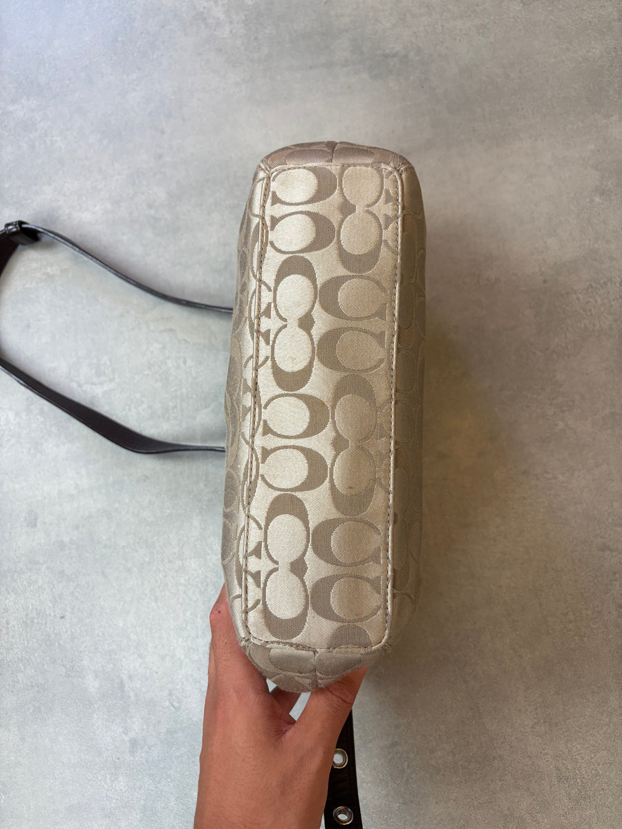Coach Signature Jacquard Shoulder Bag