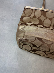 Coach Monogram Shoulder Bag