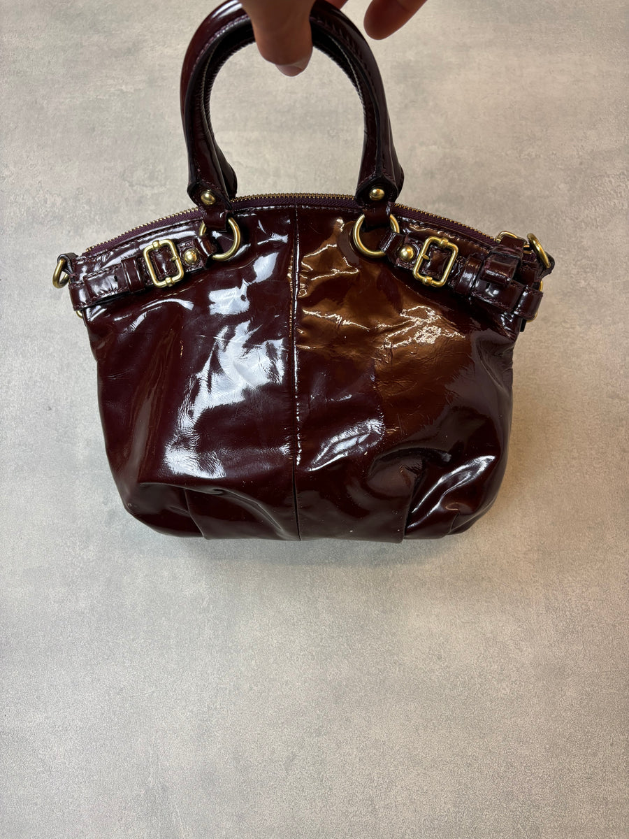 Coach Patent Leather 2-Way Handbag
