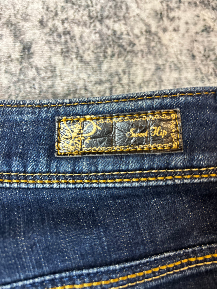 Japanese Sweet Hip Bootcut Damenjeans (XS)