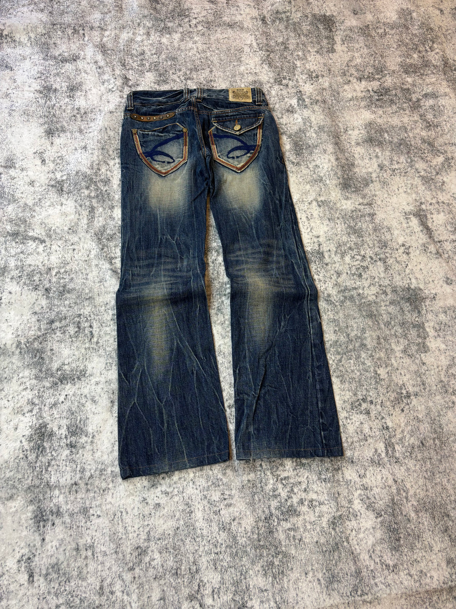 Japanese Red Pepper Bootcut Damenjeans (S)