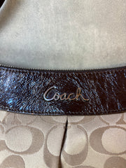 Coach Signature Jacquard Shoulder Bag