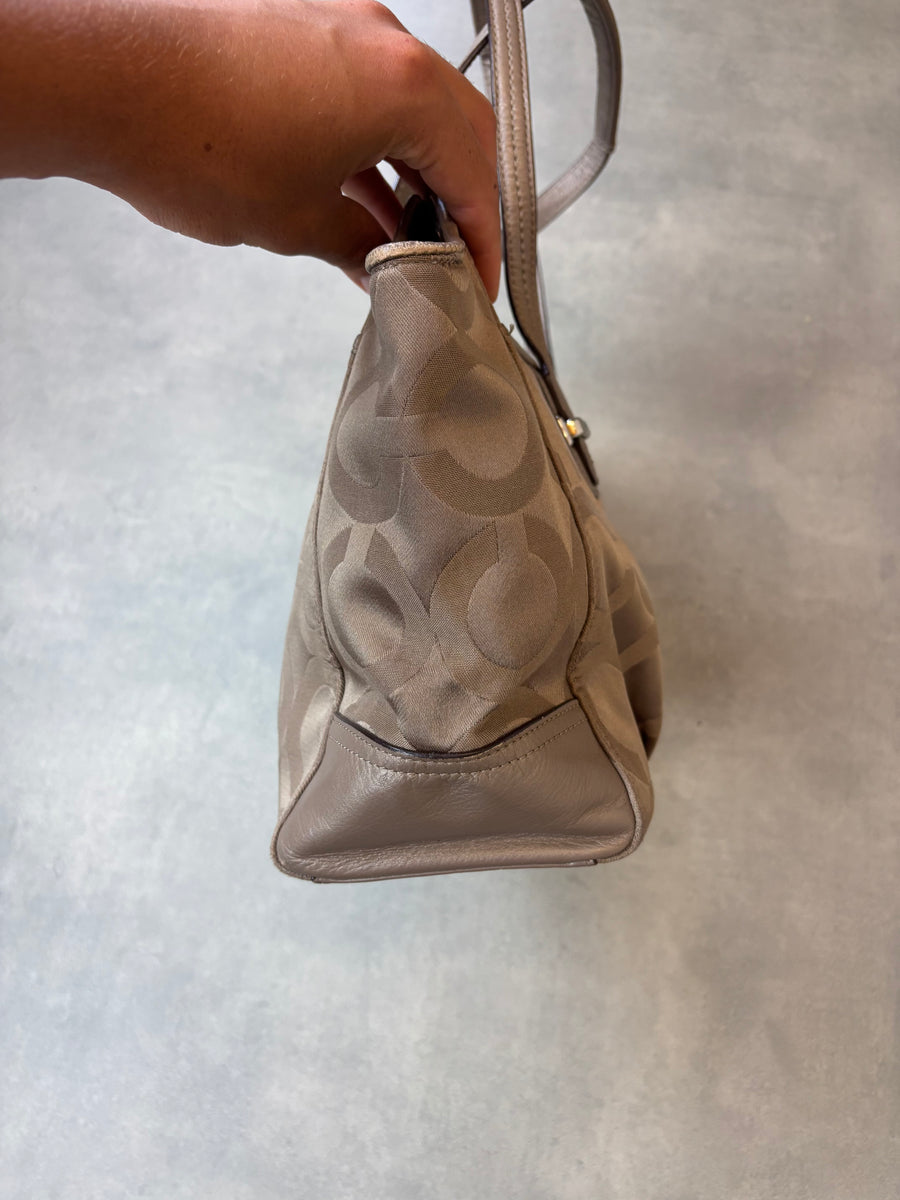 Coach Monogram Tote Bag