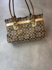 Coach Monogram Shoulder Bag