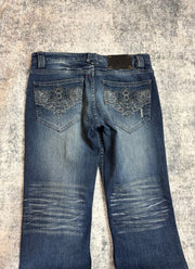 Japanese Semantic Design Bootcut Damenjeans (S)