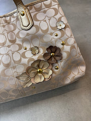 Coach Floral Signature Tote Bag