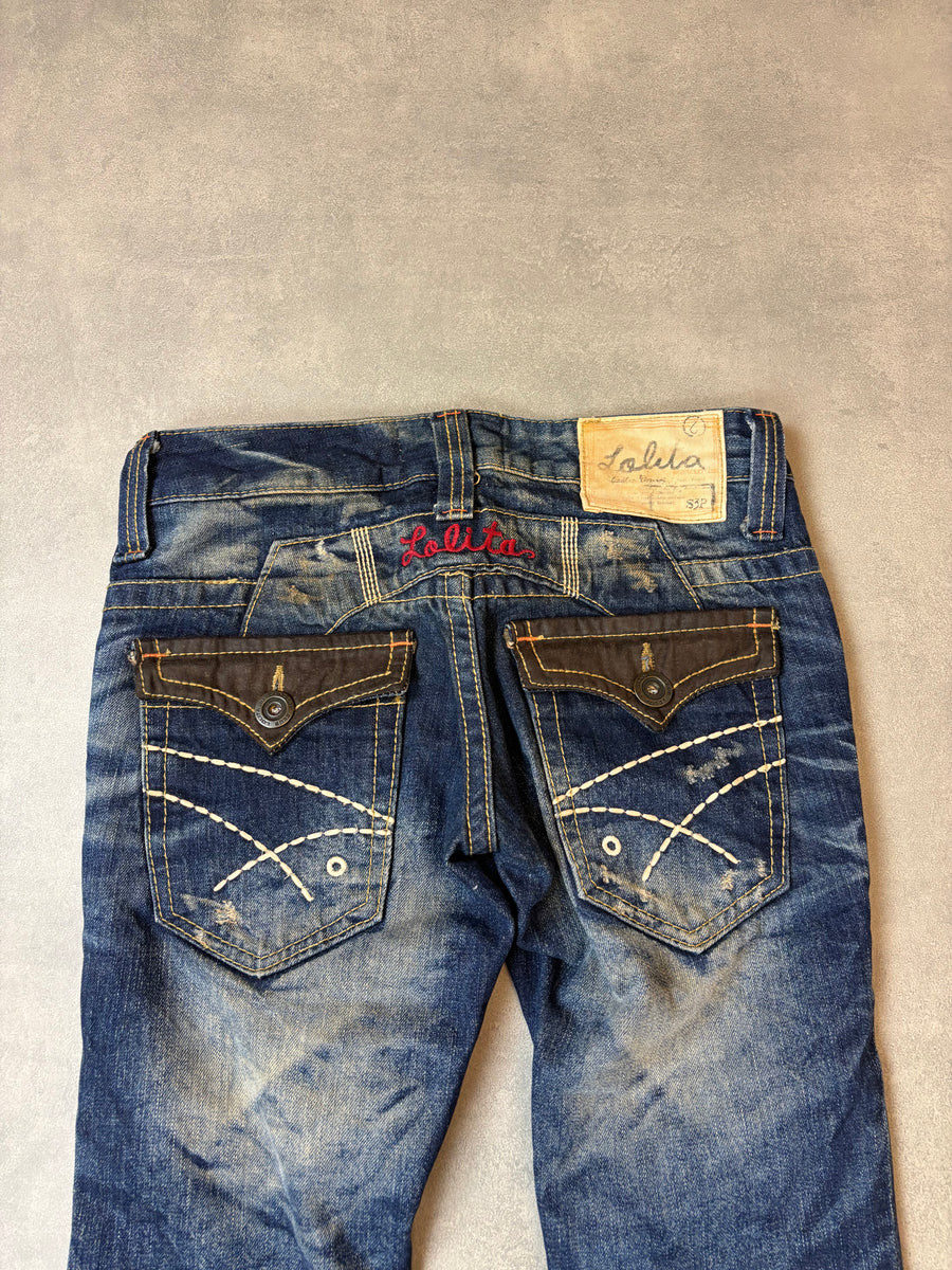 Japanese Bootcut Lolita Damenjeans (M)