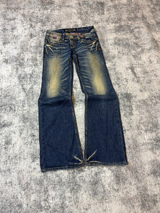 Japanese Red Pepper Bootcut Jeans (M)