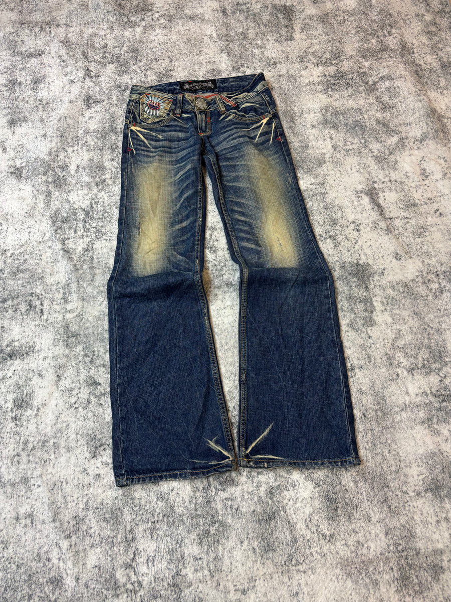 Japanese Red Pepper Bootcut Jeans (M)