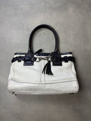 Coach Braided Leather Tote Bag