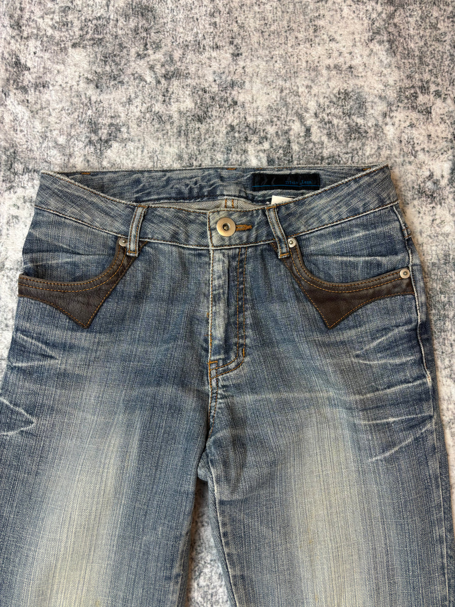 Japanese Blue Jam Bootcut Damenjeans (S)