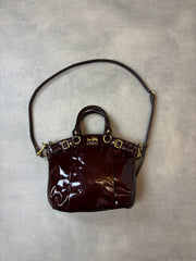 Coach Patent Leather 2-Way Handbag