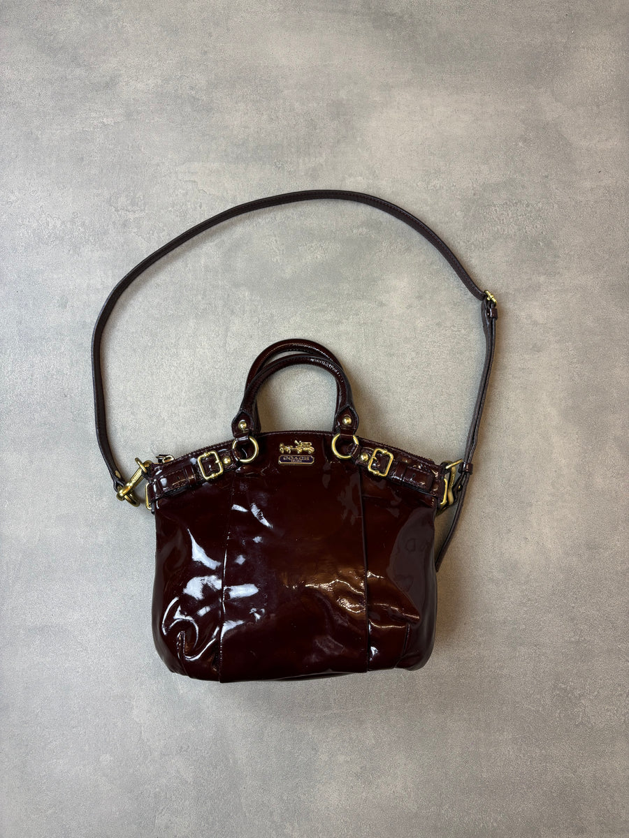 Coach Patent Leather 2-Way Handbag
