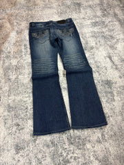 Japanese Semantic Design Bootcut Damenjeans (S)