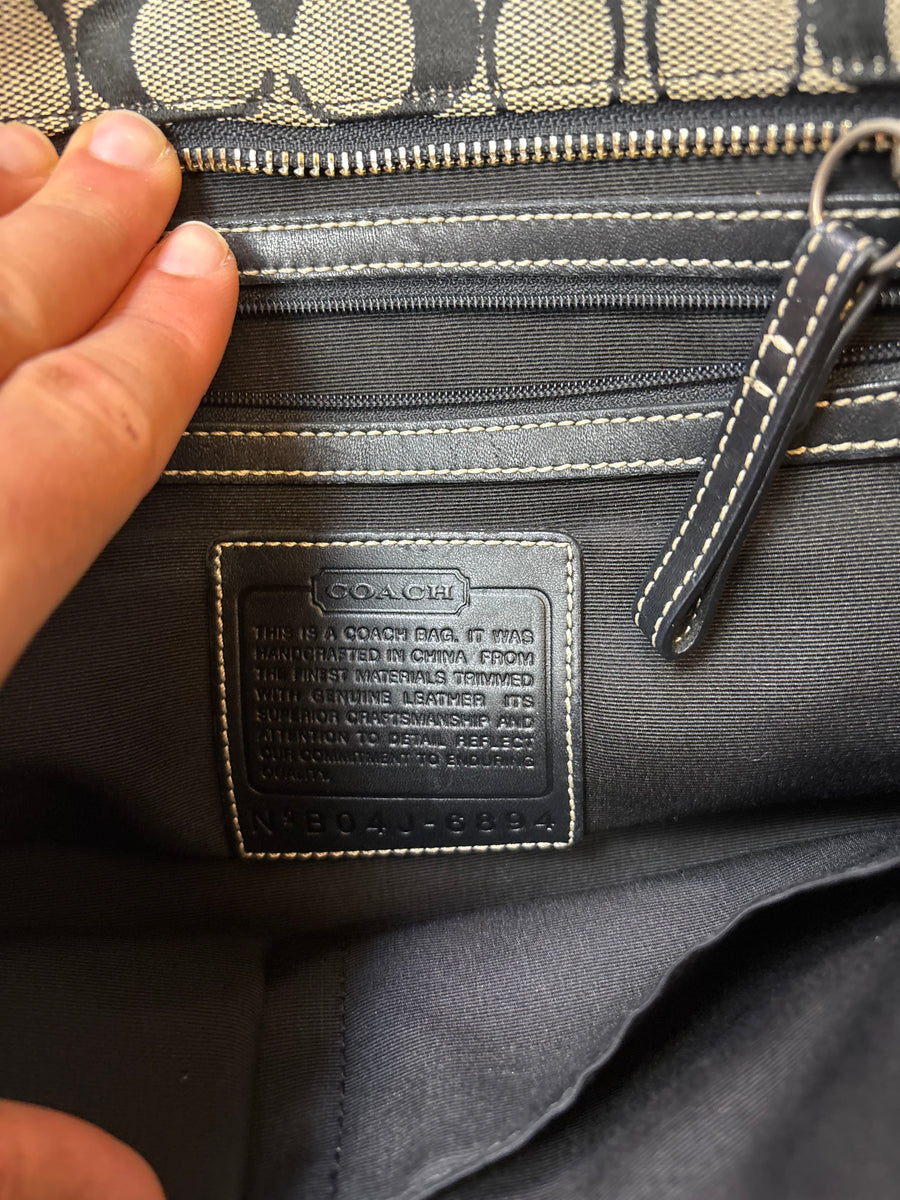 Coach Monogram Tote Bag