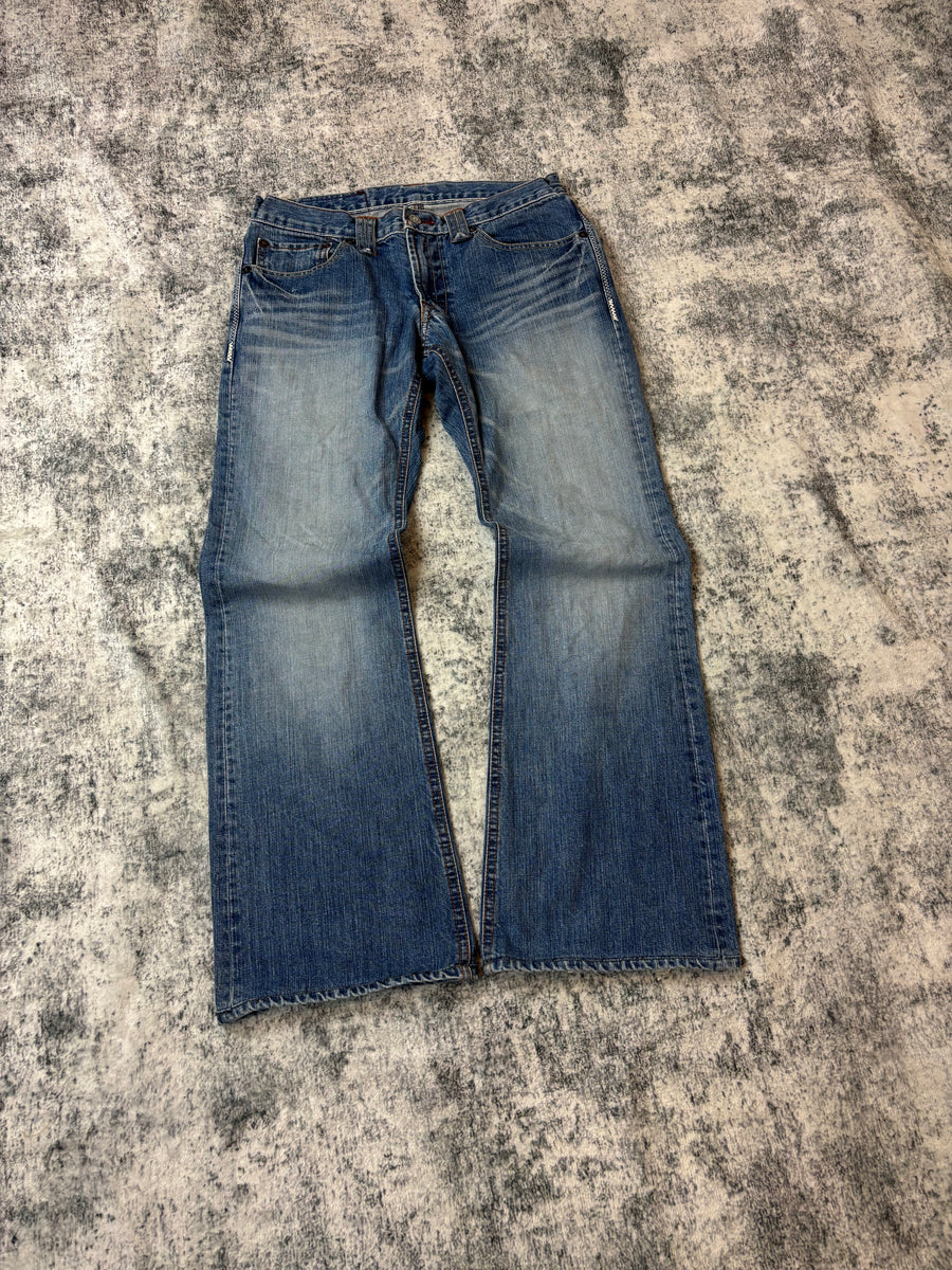 Japanese Blue Way Bootcut Damenjeans (M)