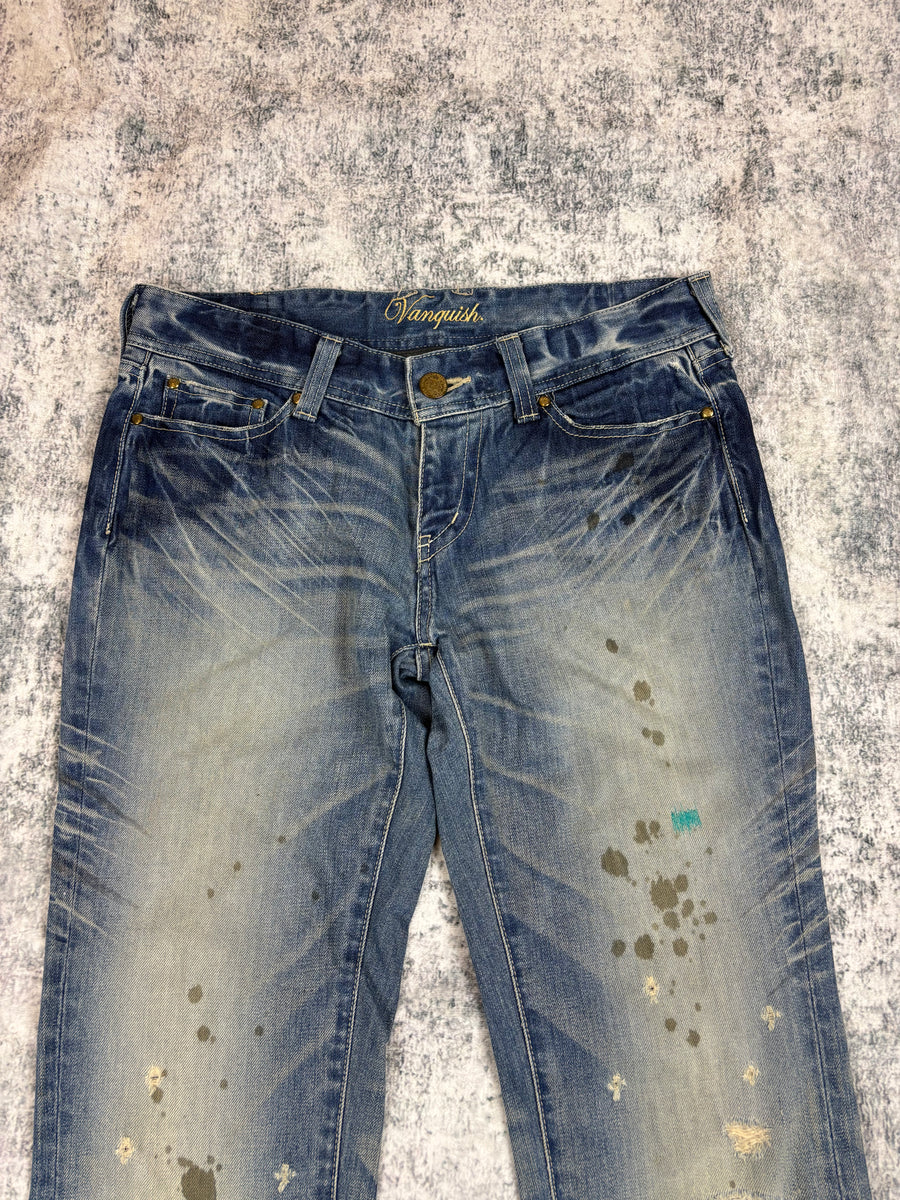 Japanese Vanquish Bootcut Herrenjeans (S-M)