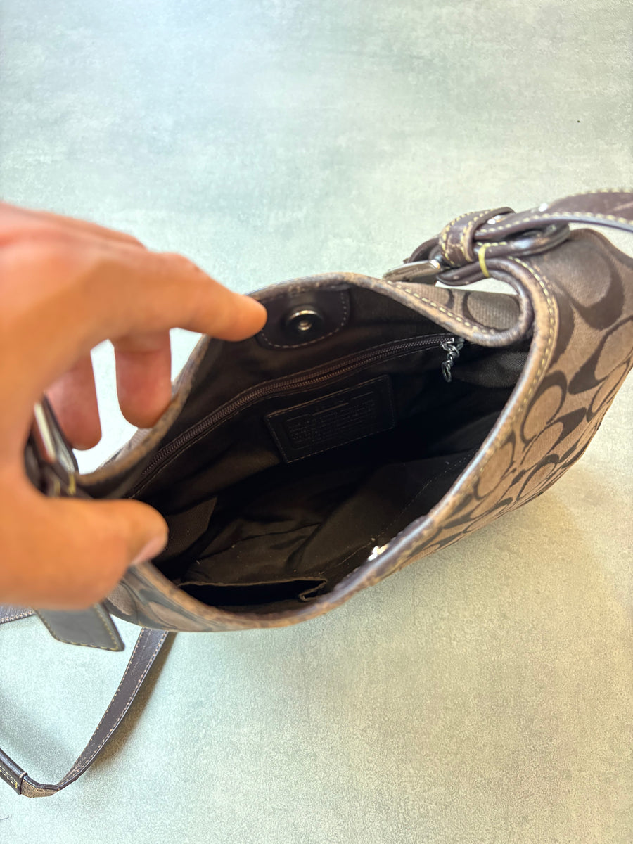 Coach Monogram Shoulder Bag