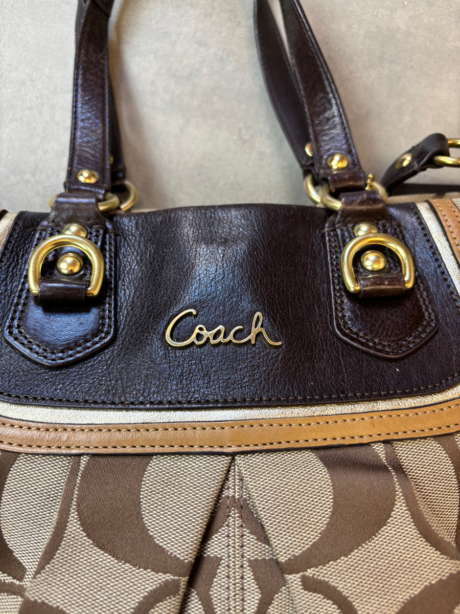Coach Signature Canvas 2-Way Bag