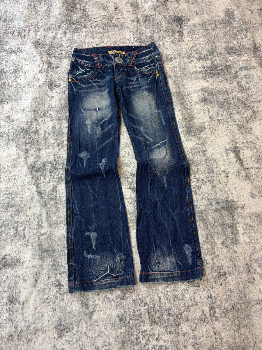 Japanese Come Stai Bootcut Damenjeans (S)