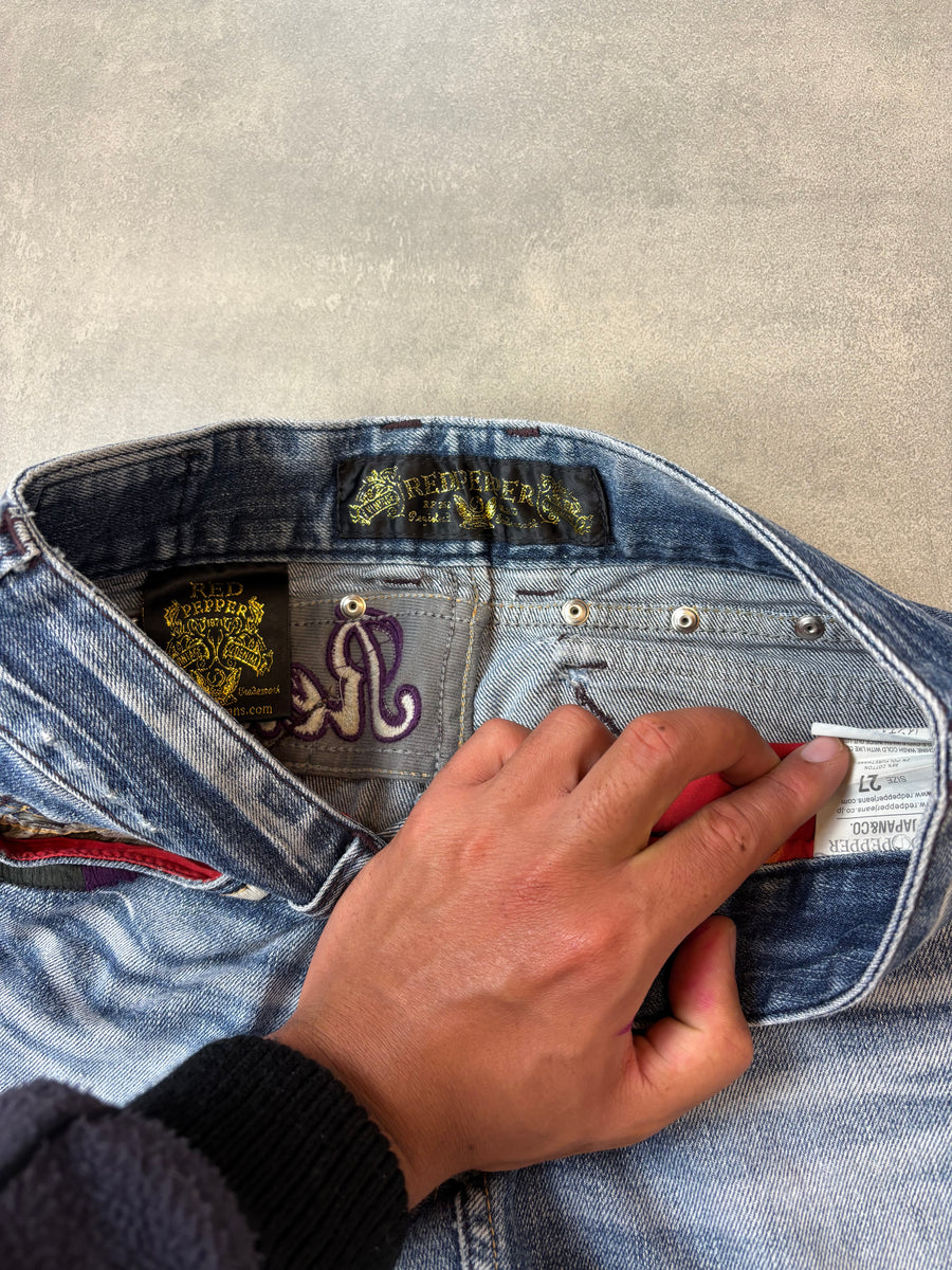 Japanese Red Pepper Bootcut Damenjeans (S)