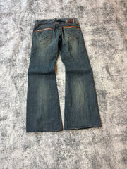 Japanese Blue Way Bootcut Herrrenjeans (M)